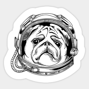 Astropug Sticker